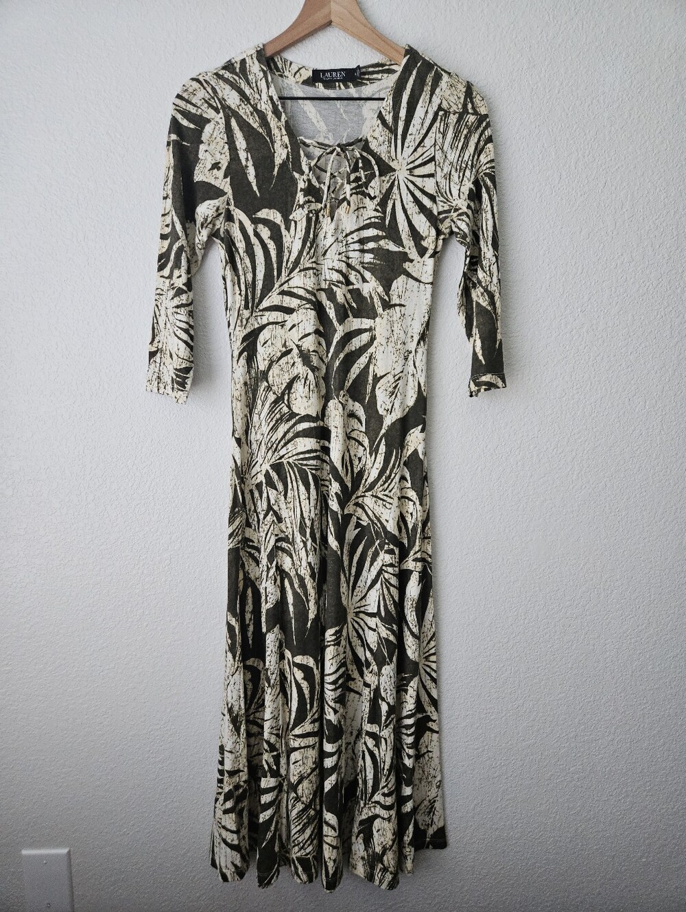 Ralph Lauren tropical long sleeve maxi dress, 2